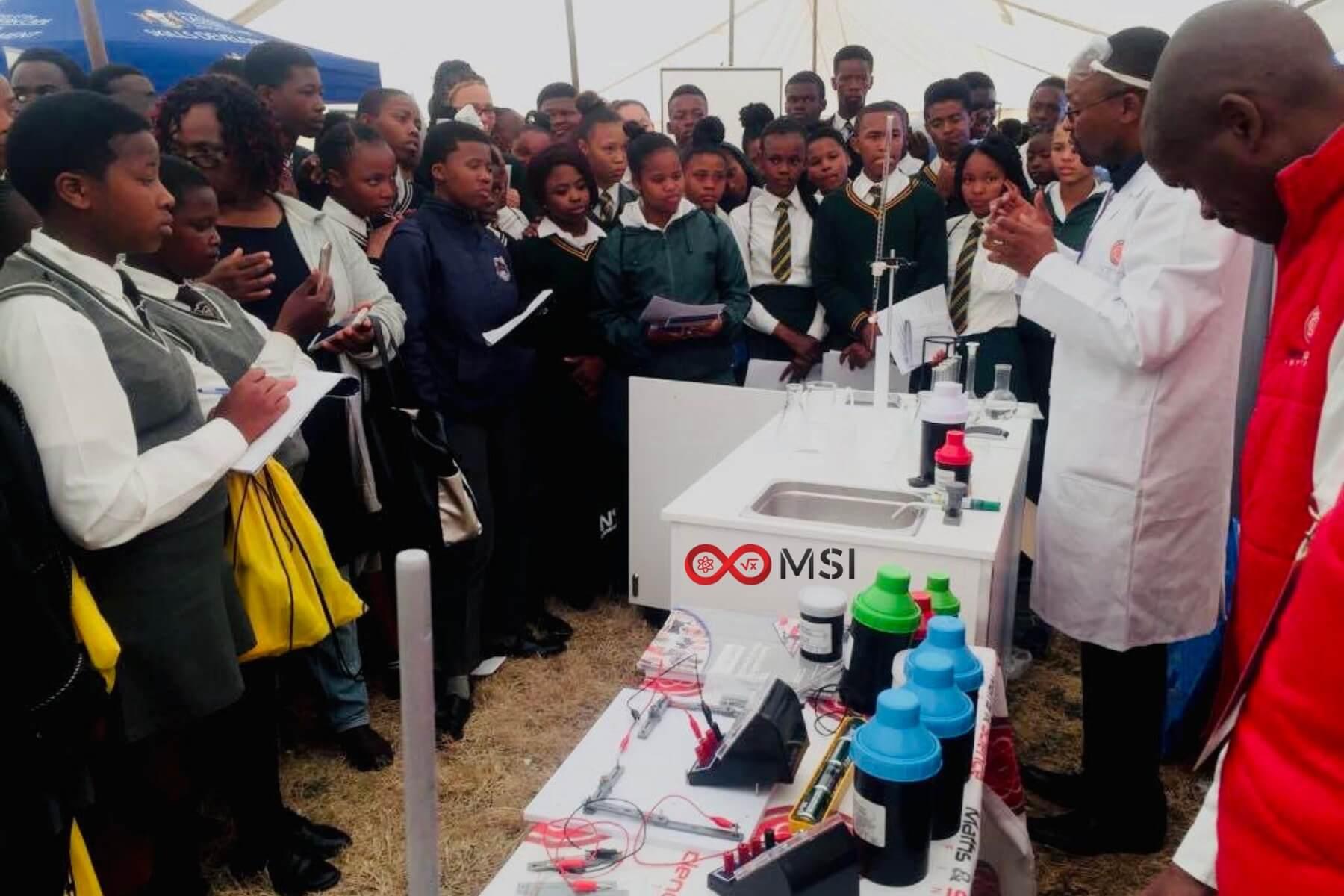 Students in laboratory session